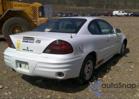 2000 Pontiac Grand Am Se z USA, uszkodzony, nr VIN 1G2NE12T3YM726299